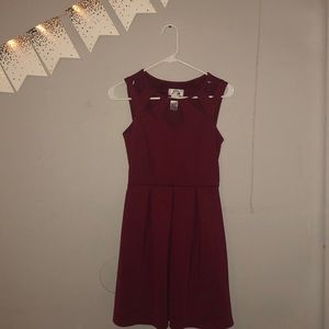 Cute red dress great for Christmas or parties!